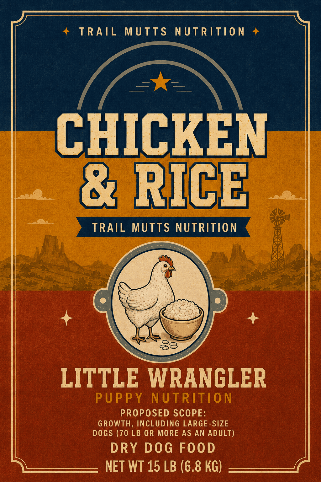 Chicken & Rice Recipe supplied packaging concept