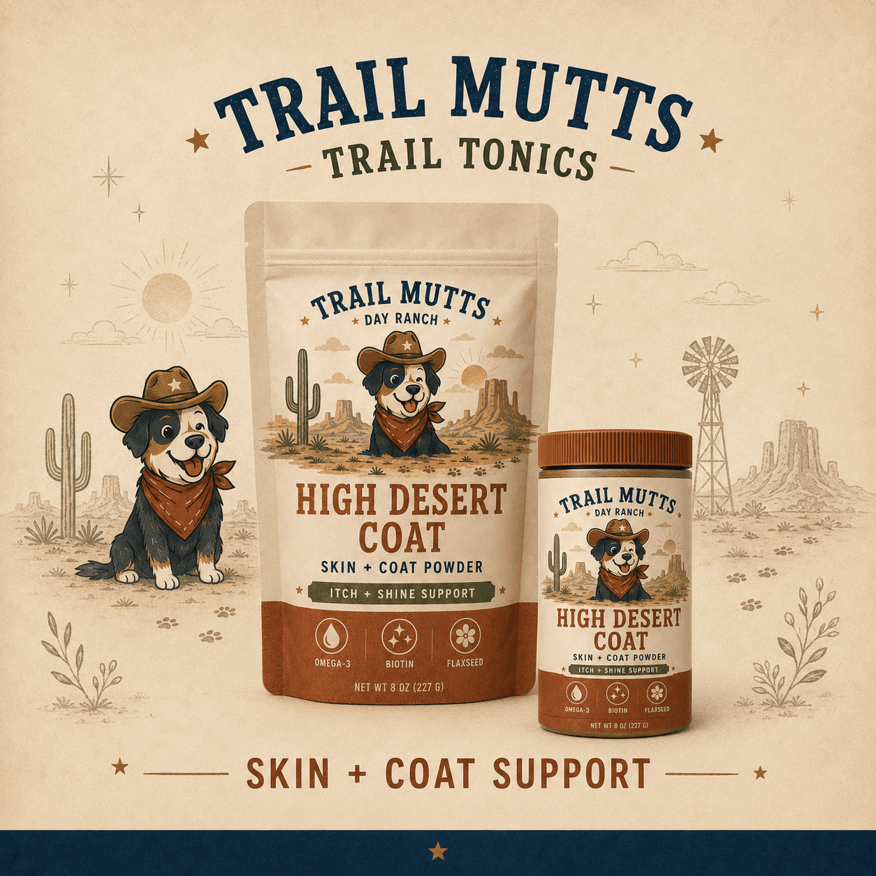 High Desert Coat supplied packaging concept