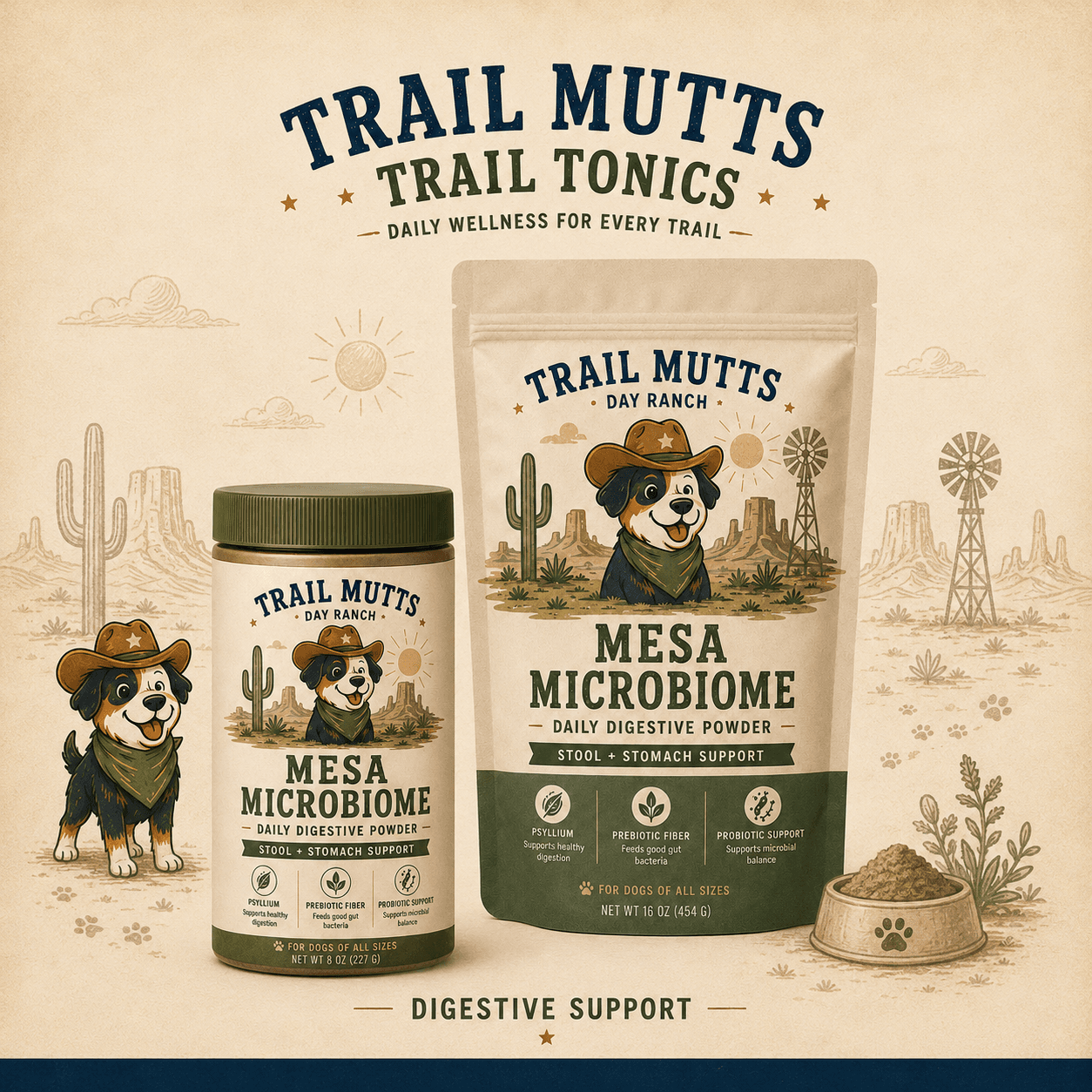 Mesa Microbiome supplied packaging concept